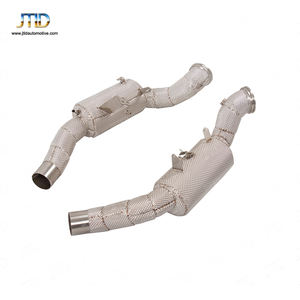 Sistema de Escape Completo Catback para <span class=keywords><strong>Maserati</strong></span> Levante SUV 3.0L <span class=keywords><strong>V6</strong></span> <span class=keywords><strong>Biturbo</strong></span>, Hecho de Acero Inoxidable T304, con Válvulas, para Mejora del Rendimiento - Product Image 2