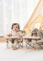 Chaise haute pliante portable pour bébés, siège rehausseur pour table à manger, voyage, camping, plage