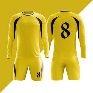 Completo da Calcio Maschile con Stampa a Trasferimento Termico, Taglio Automatizzato, Traspirante, 100% Poliestere, Colletto Alto - Product Image 5