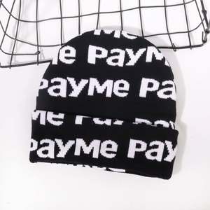 Bonnet en tricot à double face à la mode européenne américaine Vente chaude Automne Hiver Sports de plein air Chaud Chapeau d'hiver Lettre Image - Product Image 6