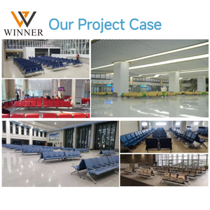 مقعد انتظار عصري من المعدن والجلد الصناعي للمطارات والمدارس والمستشفيات والمكاتب والبنوك والعيادات ومحطات الحافلات - Product Image 6