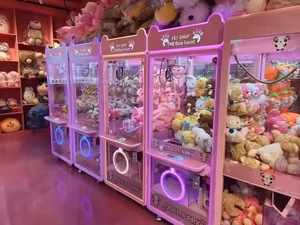 Machine à griffes d'arcade personnalisée en usine, à monnayeur, jeu de préhension de peluches avec lecteur de carte - Product Image 1