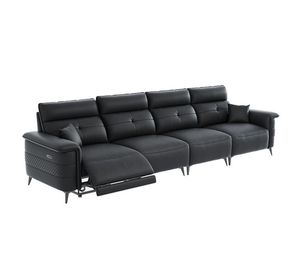 <span class=keywords><strong>Canapé</strong></span> de salon électrique en <span class=keywords><strong>cuir</strong></span> de luxe à trois places, fauteuil lounge électrique segmenté, <span class=keywords><strong>canapé</strong></span> modulaire - Product Image 5
