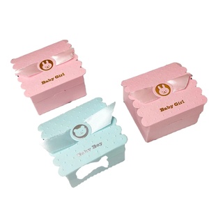 Boîtes à bonbons en forme d'ange pour bébés garçons et filles, cadeaux de fête prénatale, boîtes à bonbons pour anniversaire, carton ondulé, matériaux recyclés - Product Image 1
