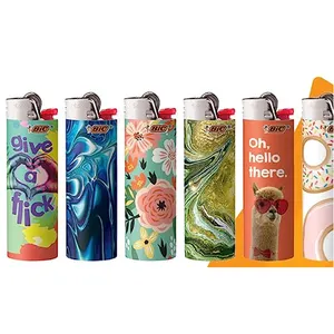 2024 NY STOCK New Cheap plastic Flint lighters with sanding wheels Other Lighters & Smoking Accessories gas lighter