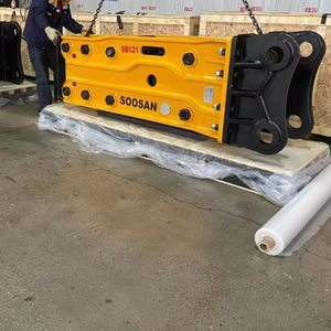 Disjoncteur hydraulique SOOSAN SB121 Open Top Type Parfait pour les excavatrices lourdes 28-35 tonnes pour les travaux de construction et de démolition - Product Image 1