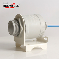 Capteur radar compact Holykell pour la mesure continue du niveau des eaux usées, capteur de niveau radar 20m