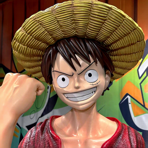 Statua in Resina <span class=keywords><strong>di</strong></span> Luffy <span class=keywords><strong>One</strong></span> <span class=keywords><strong>Piece</strong></span> 1:1, 200cm, Dimensioni Reali, Thousand Sunny, Collezione Anime, Impermeabile - Product Image 2