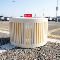 Roue de classification en céramique d'alumine, classificateur d'air haute précision pour le tri des poudres de matériaux de batteries au lithium, OEM
