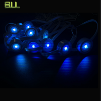 Lumière intelligente IP65 RGB permanente pour extérieur avec alimentation par prise pour éclairage décoratif extérieur et intérieur