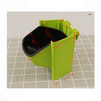 Jardinière Murale Amovible pour Balcon, Pot de Plantation de Légumes en Résine, Combinaison en Plastique, Pot de Fleurs Décoratif pour Bonsaï