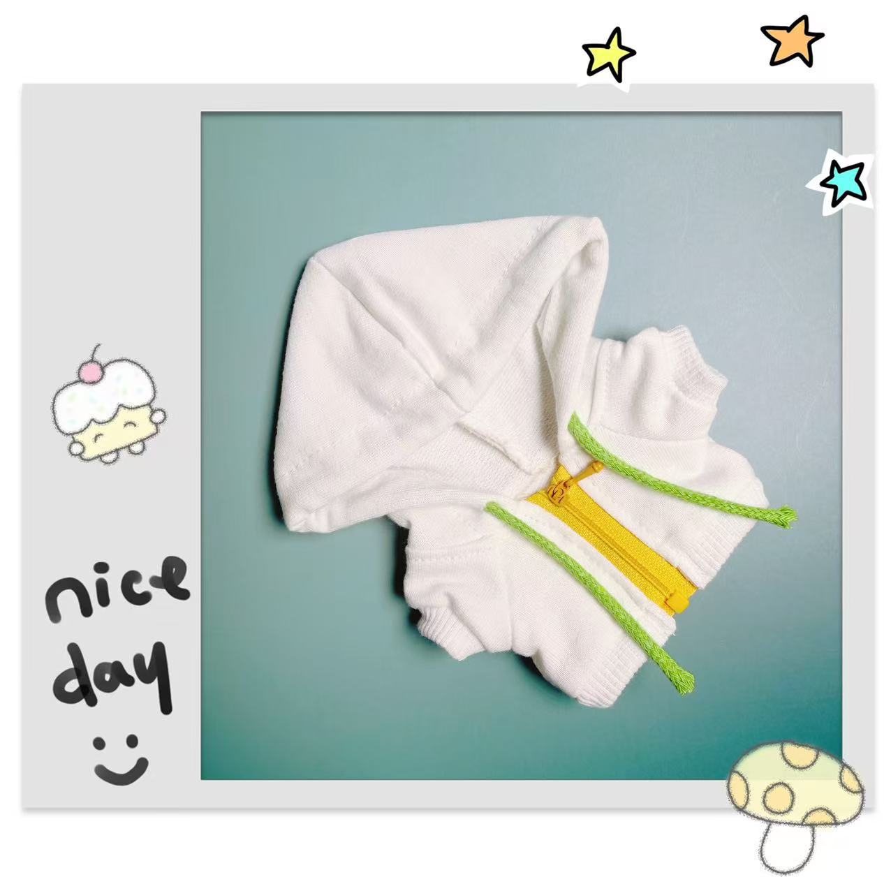 Labubu sweater suit ivory white