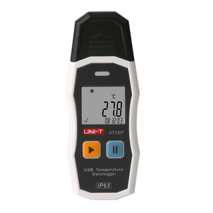 Uni-T UT330T USB เครื่องบันทึกข้อมูลอุณหภูมิและความชื้น เครื่องวัดอุณหภูมิอุตสาหกรรม เครื่องวัดอุณหภูมิในอาคารความแม่นยำสูง จีน - Product Image 5
