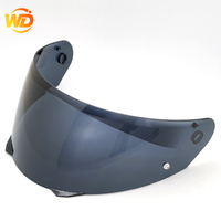 Nouvelle visière de casque de moto HJC I90 I91 - HJ33 Iridium Mirror PC Protection UV Anti-rayures Lentille rabattable jour/nuit