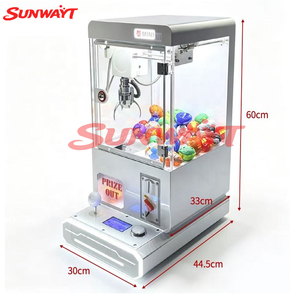 <b>Mini</b> Small Household Claw Machine for Sale Coin Operated <b>Arcade</b> Gift Game Claw Crane <b>Mini</b> Plush Toy Claw Crane Machine - Product Image 4