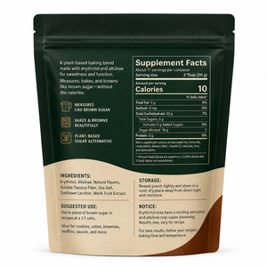 Integratore alimentare <span class=keywords><strong>a</strong></span> base vegetale di zucchero alternativo eritritolo in polvere <span class=keywords><strong>a</strong></span> basso contenuto calorico eritritolo allulosa miscela di lievito in polvere - Product Image 2