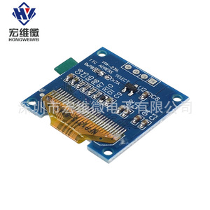 Module d'affichage OLED IIC Hongwei Micro 0,96 pouce 128x64 PMOLED à montage sur carte PCB - Product Image 3