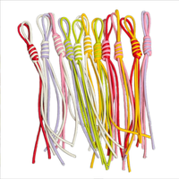 Pendentifs de sac en corde tressée série Miu, porte-clés, pendentifs en corde de parapluie, accessoires personnalisés, cordes tressées rétro colorées