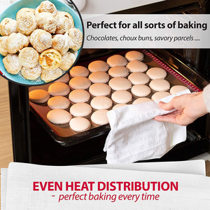 Tapis <span class=keywords><strong>de</strong></span> <span class=keywords><strong>cuisson</strong></span> en silicone antiadhésif pour macarons, <span class=keywords><strong>de</strong></span> haute qualité, taille personnalisable, plaque à pâtisserie - Product Image 4