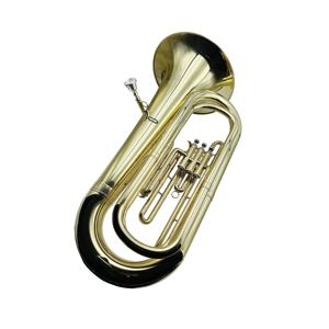 <span class=keywords><strong>Tuba</strong></span> SEASOUND OEM de haute qualité JYTU0737 Bb, surface laquée or, corps en laiton jaune, pistons en acier inoxydable - Product Image 5