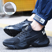 Nuevos Zapatos de Protección Laboral para Hombre, Ligeros, Suaves, Transpirables, Seguros, Antiaplastamiento, Antipinchazos, con Puntera de Acero, Antideslizantes, para Invierno