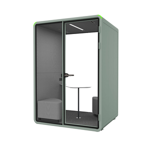 Cabine acoustique double pour appels vidéo privés, avec isolation phonique, pour poste de travail ouvert - Product Image 6