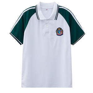 Uniformi scolastiche degli studenti delle scuole primarie e secondarie uniformi della scuola estiva sportive top a maniche corte - Product Image 3