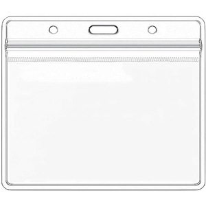 Porta Identificaciones de Plástico Transparente Impermeable con Clip Metálico, Regalo Empresarial y Promocional - Product Image 5