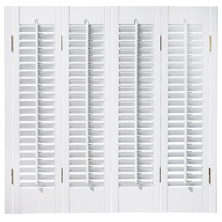 Custom Made High Quality Pvc Window Shutter Plantation Shutters Interior and Wooden Plantation Shutter Direct from China