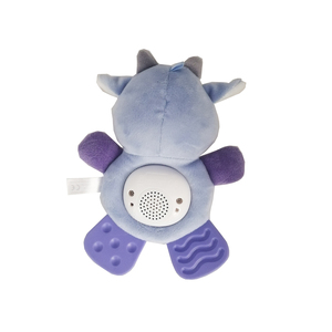 Peluches musicales pour bébés projecteur d'étoiles machine à sons d'animaux en peluche bruit blanc avec lumière en forme de cœur - Product Image 3