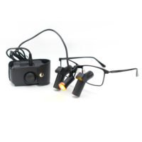 Loupes Dentaires Lumière Led Loupes Chirurgicales Médicales Mi Loupe Instruments Et Phares 4.5x5.5x 6.5x Loupe