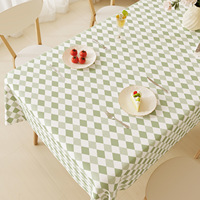Housse de table imperméable et résistante à l'huile pour l'extérieur, nappe résistante aux taches et au vent, nappe robuste facile à nettoyer