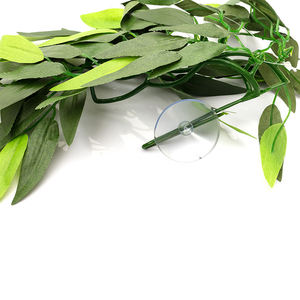 REPTIZOO - Plantas Artificiales Ecológicas de 12 Pulgadas para Decoración de Terrarios de Reptiles, Plantas Colgantes para Esconderse, Enredaderas Decorativas para Bosques - Product Image 4