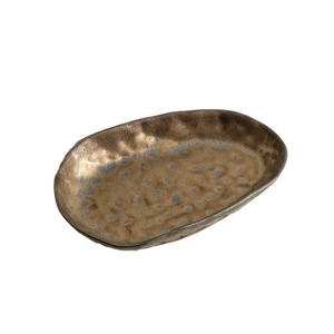 Plat en céramique moulé à la main, forme irrégulière, profond, avec revêtement émaillé, idéal pour la cuisson, lavage à la main uniquement - Product Image 4