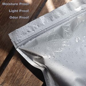 Custom 1 Gallon Aluminum Vacuum Mylar Bags 10x14 Inch Three Side Seal Food Storage Bags with 300cc Oxygen Absorber - Product Image 2
