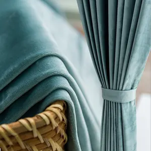 Nuovo Design tessuto di velluto belle <span class=keywords><strong>tende</strong></span> oscuranti a buon mercato per soggiorno camera <span class=keywords><strong>da</strong></span> letto - Product Image 1