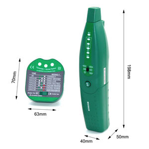 Integrierter Steckdosen tester Empfänger und einstellbare Empfindlichkeit Wire Tracker Sender AC Leistungs schalter Finder - Product Image 3