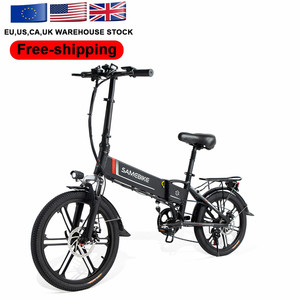 해외 창고 시티 전기 자전거 48V 250W 20인치 접이식 전기 자전거 기계식 디스크 브레이크 SAMEBIKE 접이식 전기 자전거 - Product Image 2