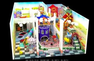 Large Indoor Playground Kids Soft Play Ninja Park