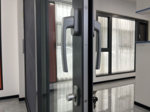 Tùy chỉnh kích thước nhôm kính cửa trượt sơn tĩnh điện kết thúc trơn trượt Hệ thống thiết kế hiện đại - Product Image 5