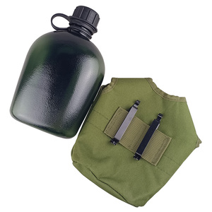 Muestra gratis que vende bien la botella de bebida verde oliva con tapa por el fabricante BSCI para la cantina de campo - Product Image 2