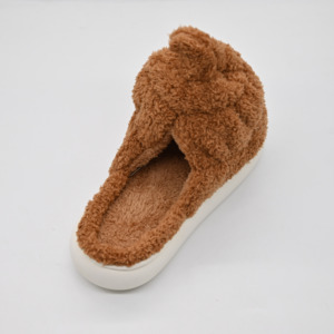 Diapositives de haute qualité marron mignon <span class=keywords><strong>caca</strong></span> pantoufles hommes <span class=keywords><strong>chaussures</strong></span> mignon en peluche intérieur drôle chauffe-pieds pantoufles - Product Image 3