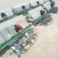 Transplanteur de riz multifonctionnel - 4/6 rangs, marche à pied, essence, pour petites exploitations