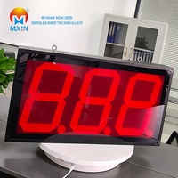 Affichage numérique à tube à segments de 10 pouces pour extérieur, grand format, protocole Modbus-RTU, 4 bits, RS485, étanche