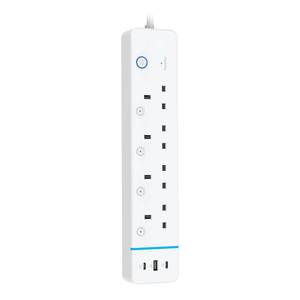Enchufe Inteligente <span class=keywords><strong>WiFi</strong></span> con 4 Tomas Universales, Control Remoto <span class=keywords><strong>Alexa</strong></span> Tuya, con Puertos USB para UE/Reino Unido - Product Image 5
