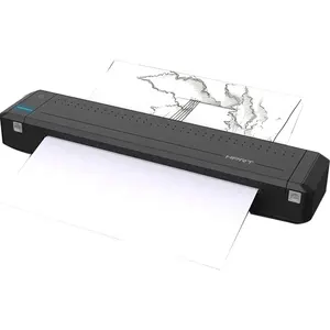 Batterij Klein Formaat A4 Papier Draagbare Thermische Transfer Usb Home Business Laptop Mini Mobiele Printer Voor Afdrukken Elk Moment