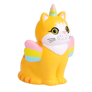 PU Foam Cat Unicorn Fidget Toy With Wings Slow <b>Rebound</b> Stress Relief For Kids 5 7 Years Unisex - Product Image 3