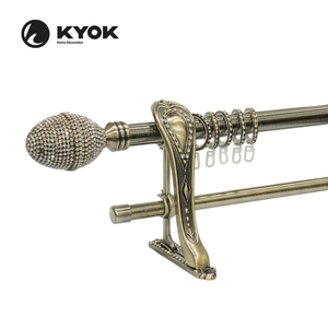 KYOK postes <span class=keywords><strong>de</strong></span> Cortina <span class=keywords><strong>de</strong></span> cristal anti latón en forma <span class=keywords><strong>de</strong></span> torre <span class=keywords><strong>de</strong></span> alta calidad accesorios para sala <span class=keywords><strong>de</strong></span> estar - Product Image 4