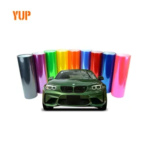 Super Bright Metallic Car Vinyl Wrap Sticker Cool Automotive Wrapping Vinyl Car Paint Protection Film