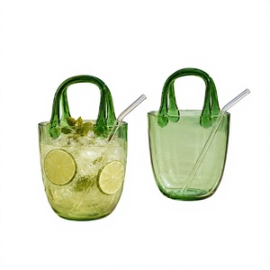 Verres à cocktail transparents en borosilicate faits à la main de 500 ml, sans plomb, coupe Martini, verres à Margarita, verrerie de bar réutilisable en gros - Product Image 2